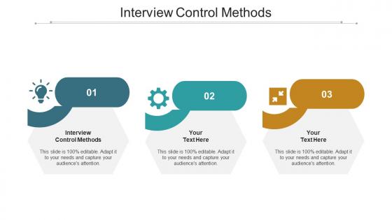 Interview Control Methods Ppt Powerpoint Presentation Model Examples Cpb