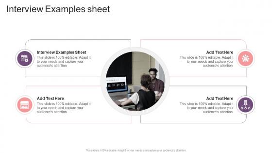 Interview Examples sheet In Powerpoint And Google Slides Cpb