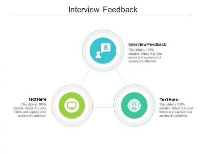Interview feedback ppt powerpoint presentation professional inspiration cpb