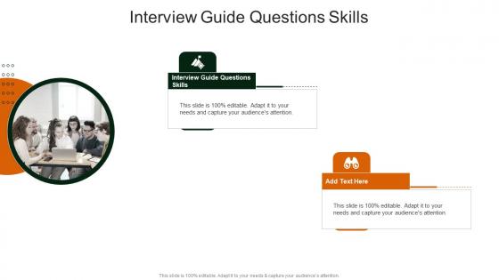 Interview Guide Questions Skills In Powerpoint And Google Slides Cpb