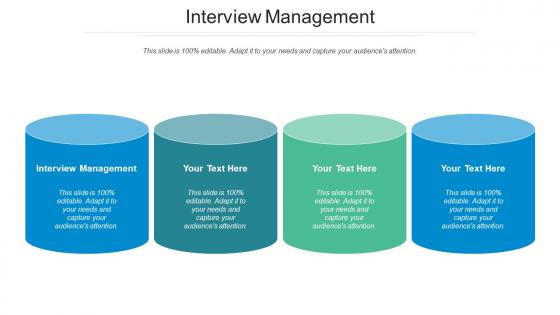 Interview management ppt powerpoint presentation professional objects cpb