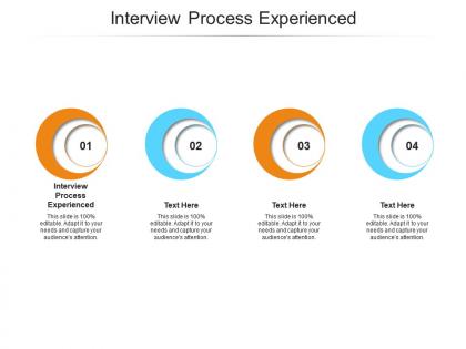 Interview process experienced ppt powerpoint presentation inspiration cpb