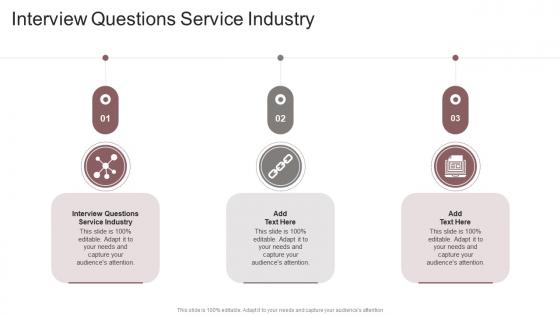 Interview Questions Service Industry In Powerpoint And Google Slides Cpb