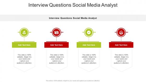 Interview Questions Social Media Analyst In Powerpoint And Google Slides Cpb