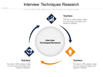 Interview techniques research ppt powerpoint presentation infographics professional cpb