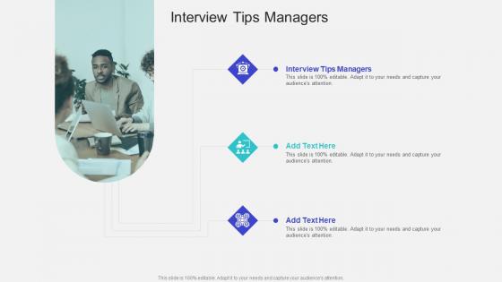 Interview Tips Managers In Powerpoint And Google Slides Cpb