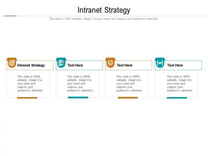 Intranet strategy ppt powerpoint presentation icon templates cpb