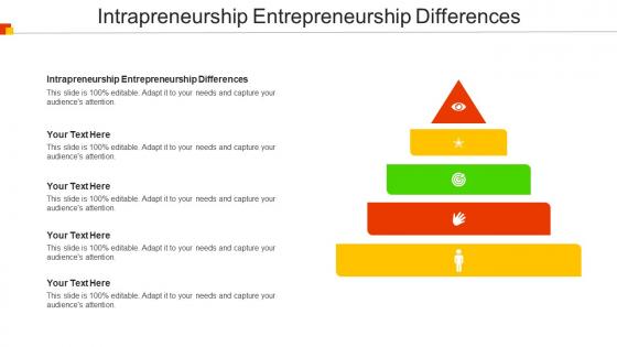Intrapreneurship Entrepreneurship Differences Ppt Powerpoint Presentation Layouts Inspiration Cpb