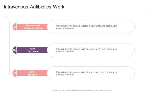 Intravenous Antibiotics Work In Powerpoint And Google Slides Cpb