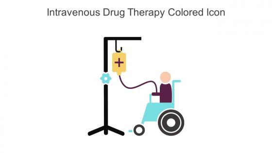 Intravenous Drug Therapy Colored Icon In Powerpoint Pptx Png And Editable Eps Format