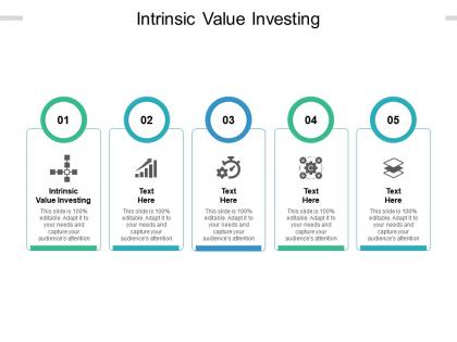 Intrinsic value investing ppt powerpoint presentation slides background image cpb