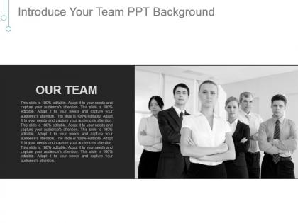 Introduce your team ppt background