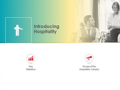 Introducing hospitality m2526 ppt powerpoint presentation layouts smartart