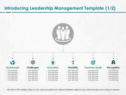 Introducing leadership management flexibility ppt powerpoint good