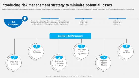 Introducing Risk Management Strategy To Minimize Potential Strategies To Comply Strategy SS V