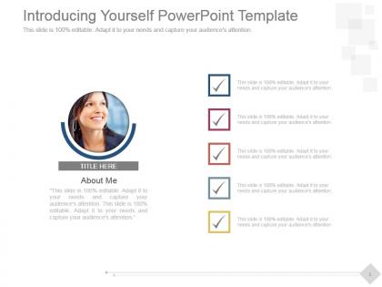 Introducing yourself powerpoint template