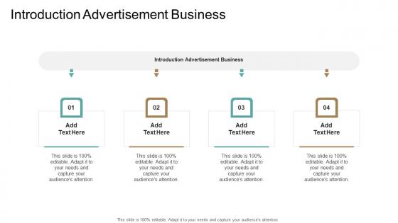 Introduction Advertisement Business In Powerpoint And Google Slides Cpb