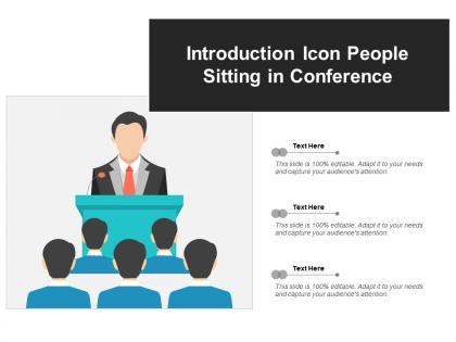 Introduction icon people sitting in conference