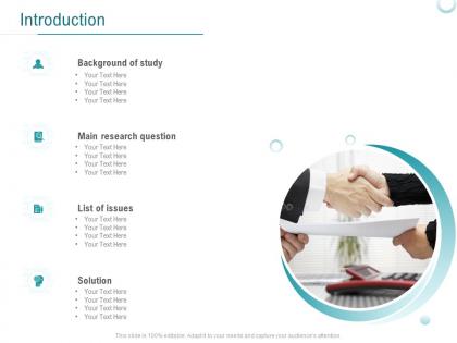 Introduction main research question ppt powerpoint presentation pictures show