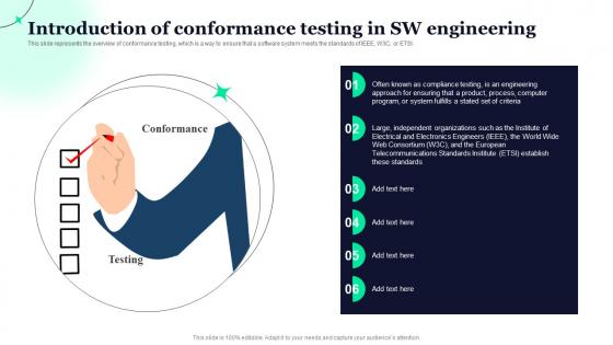 Introduction Of Conformance Testing In Sw Engineering Conformance Testing Types