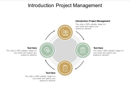 Introduction project management ppt powerpoint presentation professional graphic tips cpb