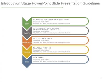 Introduction stage powerpoint slide presentation guidelines