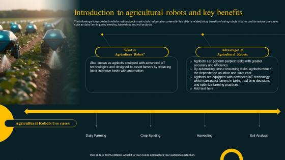 Introduction To Agricultural Robots And Key Benefits Improving Agricultural IoT SS
