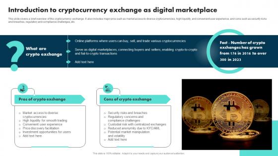 Introduction To Cryptocurrency Exchange As Digital Marketplace Exploring The Role BCT SS