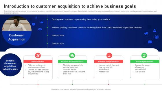 Introduction To Customer Acquisition To Achieve Online And Offline Client Acquisition