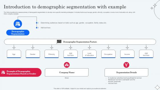 Introduction To Demographic Segmentation With Implementing Micromarketing To Minimize MKT SS V