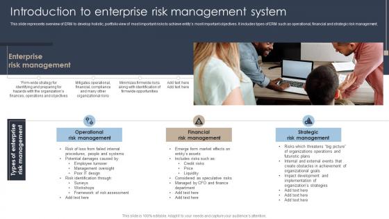 Introduction To Enterprise Risk Management System Erm Program Ppt Professional Graphic Tips