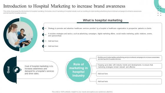 Introduction To Hospital Marketing Improving Hospital Management For Increased Efficiency Strategy SS V