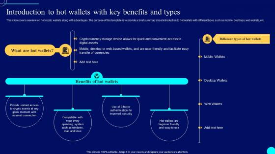 Introduction To Hot Wallets Types Comprehensive Guide To Blockchain Wallets And Applications BCT SS