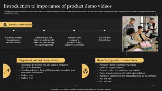 Introduction To Importance Of Product Demo Videos Synthesia AI Text To Video AI SS V