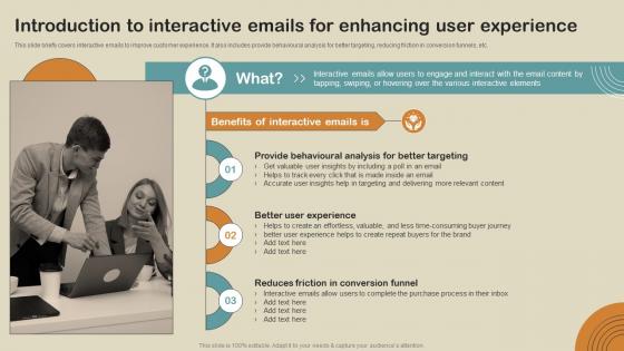 Introduction To Interactive Emails For Enhancing Boost Customer Engagement MKT SS