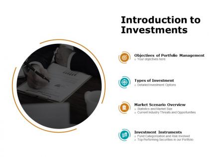 Introduction to investments ppt powerpoint presentation microsoft