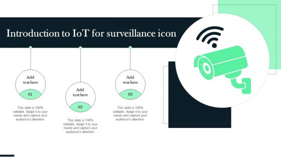 Introduction To IOT For Surveillance Icon