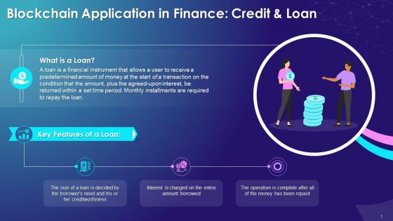 Introduction To Loan And Its Characteristics Training Ppt
