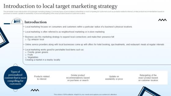 Introduction To Local Target Marketing Strategy Targeting Strategies And The Marketing Mix