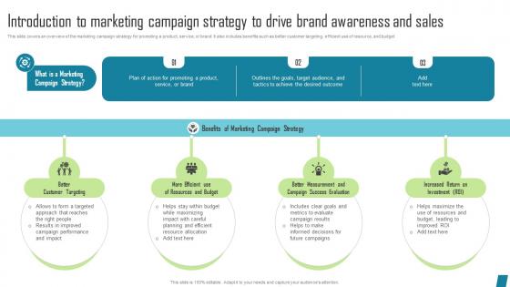 Introduction To Marketing Campaign Strategy Innovative Marketing Tactics To Increase Strategy SS V