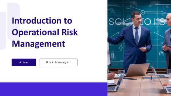 Introduction To Operational Risk Management PPT Template AT