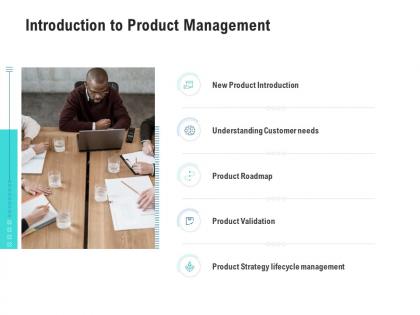 Introduction to product management competitor analysis product management ppt icons