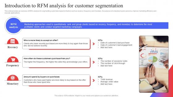 Introduction To RFM Analysis For Customer Segmentation Target Audience Analysis Guide To Develop MKT SS V