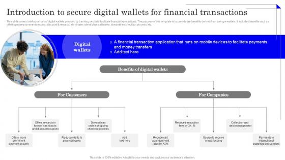 Introduction To Secure Digital Wallets For Application Of Omnichannel Banking Services