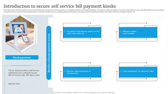 Introduction To Secure Self Service Bill Payment Omnichannel Banking Services Implementation