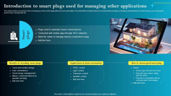 Introduction To Smart Plugs Used For Managing Other Applications Iot Smart Homes Automation IOT SS