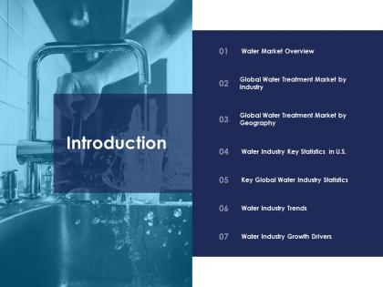 Introduction urban water management ppt brochure