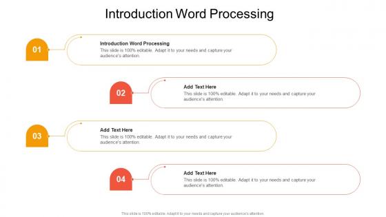 Introduction Word Processing In Powerpoint And Google Slides Cpb