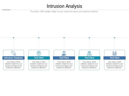 Intrusion analysis ppt powerpoint presentation styles diagrams cpb