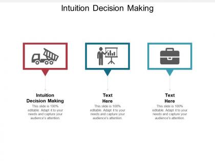Intuition decision making ppt powerpoint presentation layouts design ideas cpb